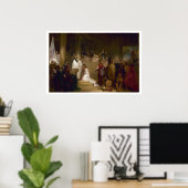 ポカホンタスのバプテスマヴィンテージアートプリントポスター ポスター (ホームオフィス)