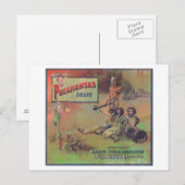 ポカホンタスオレンジラベルポートビル(カリフォルニア州) ポストカード (正面/裏面)