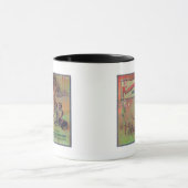 ポカホンタスオレンジラベルポートビル（カリフォルニア州） マグカップ (中央)