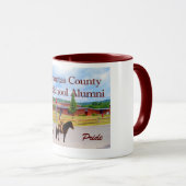 ポカホンタスカウンティ高校卒業生コーヒーマグ マグカップ (正面右)