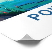 ポカラネパールトラベルプリント ポスター (角)