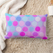 ポカラフルルカドットランバーピロー ランバークッション (ブランケット)