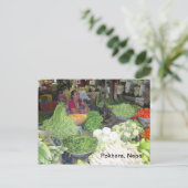 ポカラ市場 ポストカード (スタンド正面)