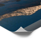 ポカラ湖、ポカラ上空のマチャプチュールの景色 ポスター (角)