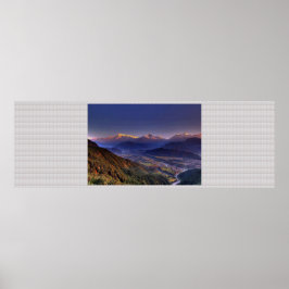 ポカラ・ネパールを見る：CRYSTAL 縁ど ポスター