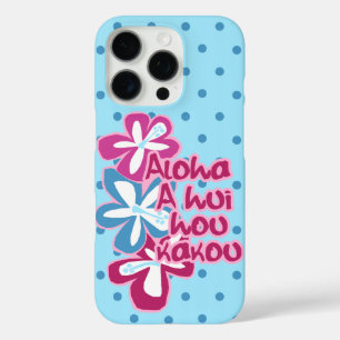 ポキハワイアンアロハハイビスカス水玉模様ターク iPhone 16 PROケース