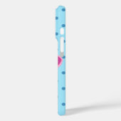 ポキハワイアンカットアウトハイビスカス水玉模様ターク Case-Mate iPhoneケース (裏面 / 左)