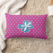 ポキハワイアンハイビスカスリバーシブルランバーピロー ランバークッション (ブランケット)