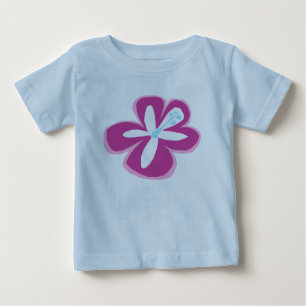 ポキフラワー乳児クリーパー ベビーTシャツ