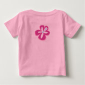 ポキフラワー乳児ティーズ ベビーTシャツ (裏面)