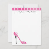 ポキードットハイヒール ノートカード (裏面)