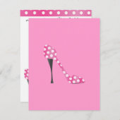 ポキードットハイヒール ノートカード (正面/裏面)