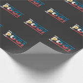 ポギ·ボーイおもしろい·誇りを持ったフィリピン人·フィリピン旗 ラッピングペーパー (角)