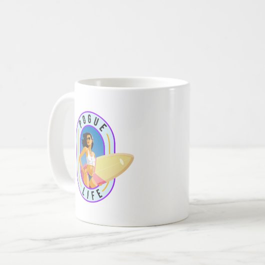 ポグライフ |マクラシックグ#11 コーヒーマグカップ (正面左)