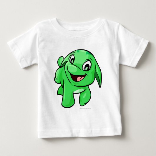 ポグルグリーン ベビーTシャツ (正面)