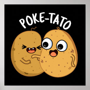 ポケおもしろいタポテトプンダークBG ポスター
