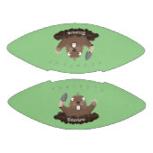 ポケおもしろいットゴッパー掘り漫画イラストレーション アメリカンフットボール (パネル)