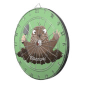 ポケおもしろいットゴッパー掘り漫画イラストレーション ダーツボード (正面右)