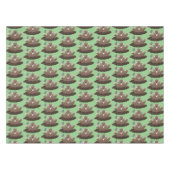 ポケおもしろいットゴッパー掘り漫画イラストレーション テーブルクロス (正面(横))