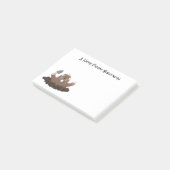 ポケおもしろいットゴッパー掘り漫画イラストレーション ポストイット (アングル)