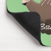 ポケおもしろいットゴッパー掘り漫画イラストレーション マウスパッド (コーナー)