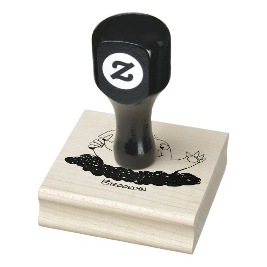 ポケおもしろいットゴッパー掘り漫画イラストレーション ラバースタンプ (スタンプ)