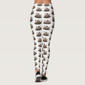 ポケおもしろいットゴッパー掘り漫画イラストレーション レギンス (裏面)