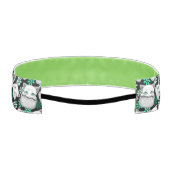 ポケットからよくはしゃぐかわいい猫 アスレチックヘッドバンド (裏面)