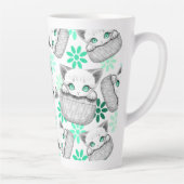 ポケットからよくはしゃぐかわいい猫 カフェラテマグ (右)