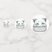 ポケットからよくはしゃぐかわいい猫 コンフェッティ (正面)