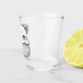 ポケットからよくはしゃぐかわいい猫 ショットグラス (右)
