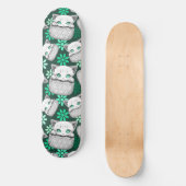 ポケットからよくはしゃぐかわいい猫 スケートボード (正面)