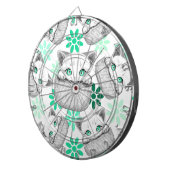 ポケットからよくはしゃぐかわいい猫 ダーツボード (正面右)