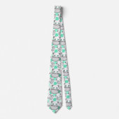 ポケットからよくはしゃぐかわいい猫 ネクタイ (正面)