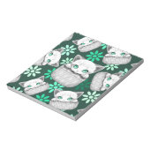 ポケットからよくはしゃぐかわいい猫 ノートパッド (回転)