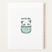 ポケットからよくはしゃぐかわいい猫 プランナー手帳 (裏面)