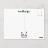 ポケットからよくはしゃぐかわいい猫 ポストカード (裏面)