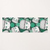 ポケットからよくはしゃぐかわいい猫 ヨガマット (正面(横))