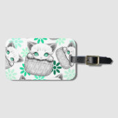 ポケットからよくはしゃぐかわいい猫 ラゲッジタグ (正面横)