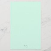 ポケットからよくはしゃぐかわいい猫 便箋 (裏面)