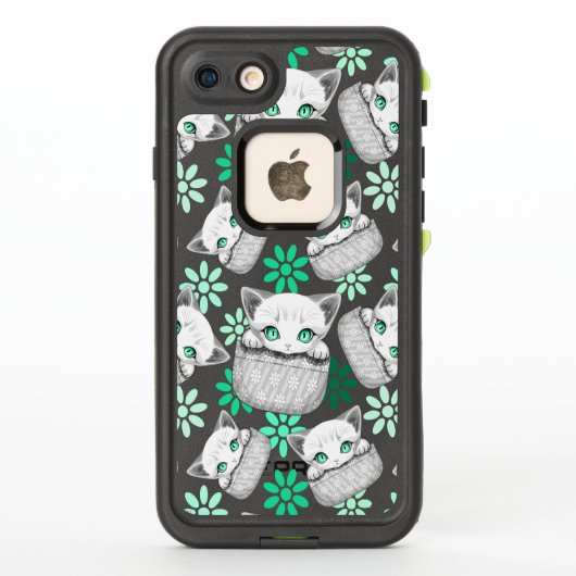 ポケットからよくはしゃぐかわいい猫 LifeProof iPhoneケース (裏面)