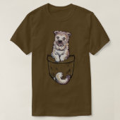 ポケットかわいいサラビマスティフ犬 Tシャツ (デザイン正面)