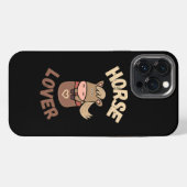 ポケットにかわいい馬 iPhoneケース (裏面横)