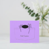 ポケットにクモ ポストカード (スタンド正面)