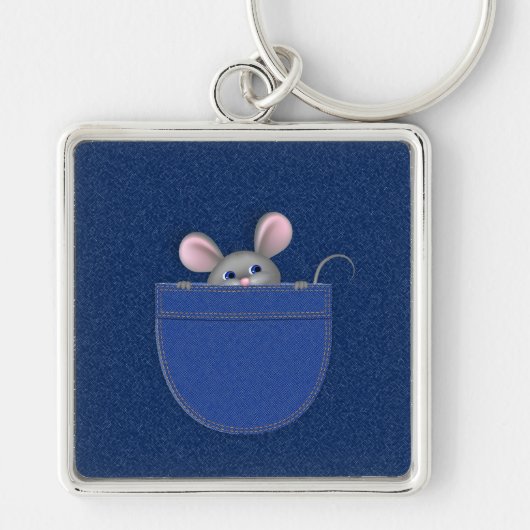 ポケットにマウス キーホルダー (正面)