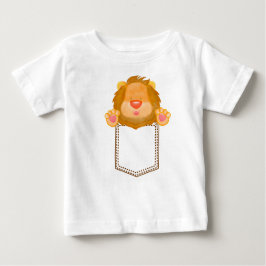ポケットにライオンがいる ベビーTシャツ