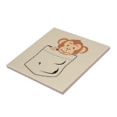 ポケットに入ったサル タイル (側面)