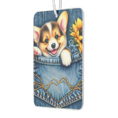 ポケットに入った犬 カーエアーフレッシュナー (左)
