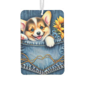 ポケットに入った犬 カーエアーフレッシュナー (裏面)