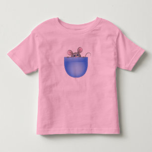 ポケットのマウス トドラーTシャツ
